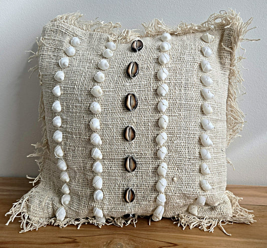 Housse de coussin 40x40 - Coquillages
