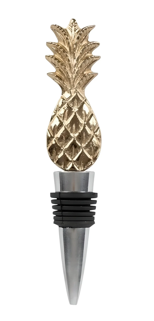 Bouchon de bouteille ananas doré bohème