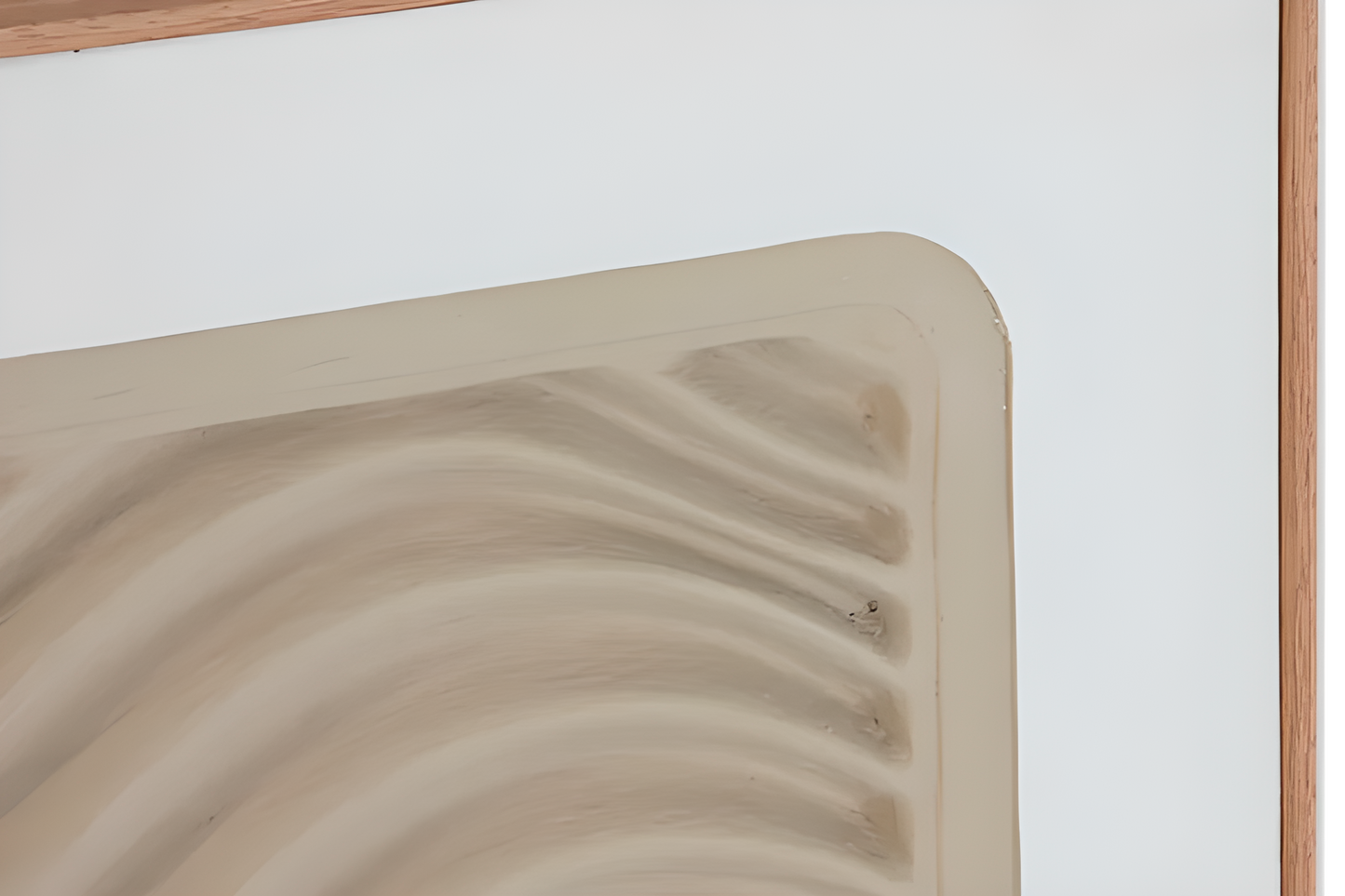 Duo de cadres muraux en relief – Formes organiques