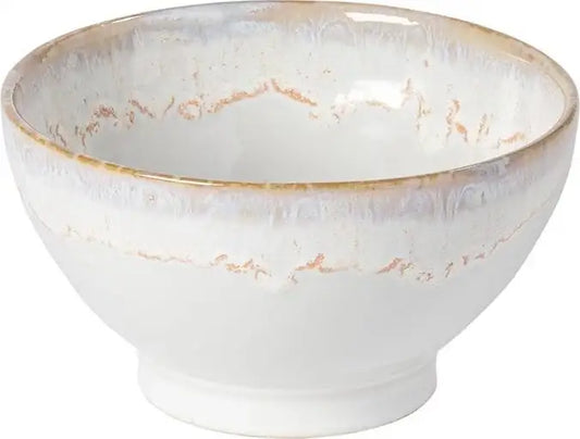 Latte Bowl Costa Nova Blanc en grès émaillé compatible four et micro-ondes