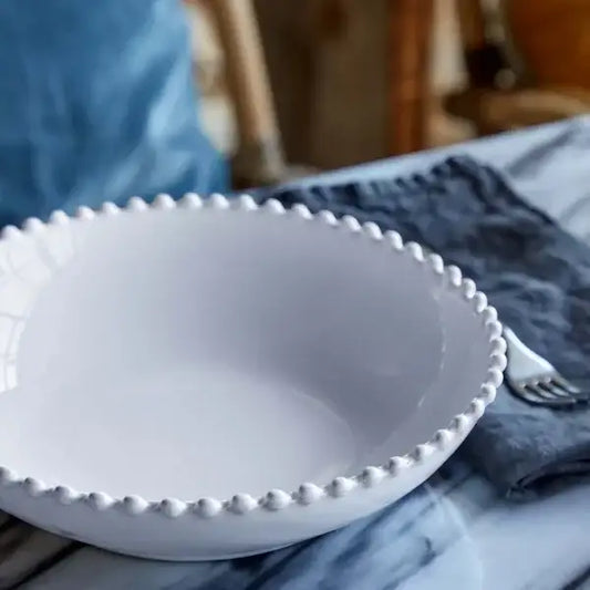 Bol à pâtes en grès Pearl