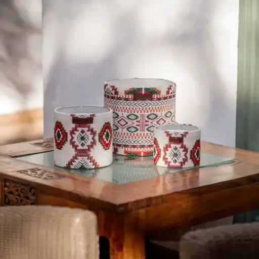 Bougie Zerbia musc ambiance bohème chic décoration intérieure