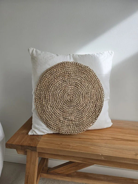 Housse de Coussin 50x50 - Fibres Naturelles