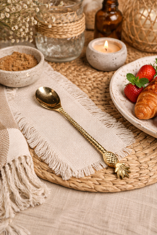 Cuillère en laiton Ananas – Cuillère décorative