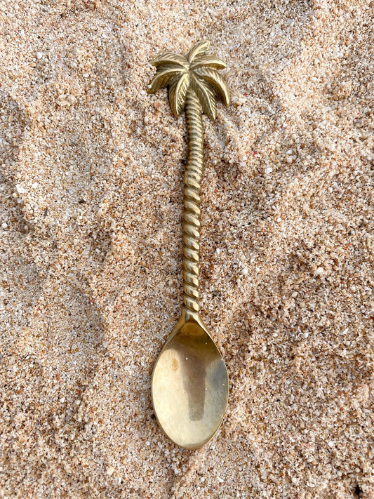 Cuillère en laiton Palmier – Cuillère décorative