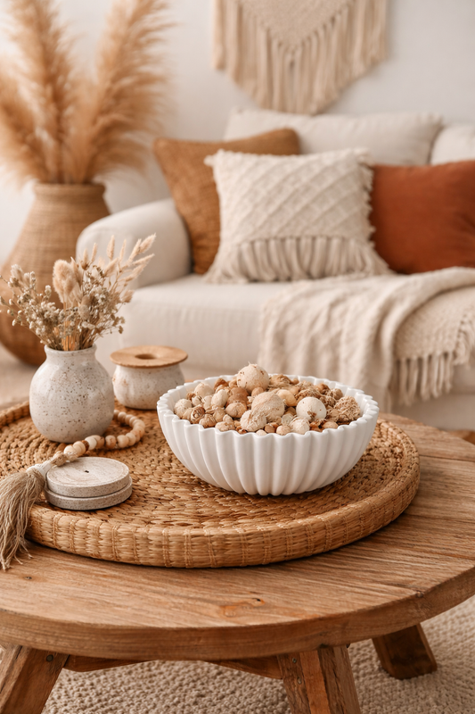 Centre de table décoratif en résine "corail"