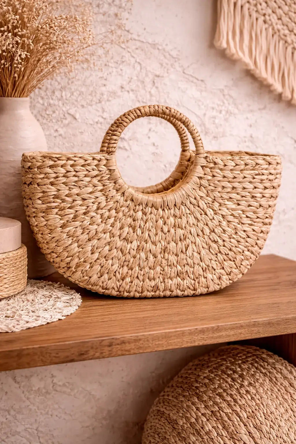 Sac à Main Tressé Bohème