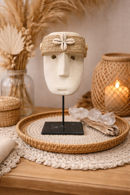 Statue Sumba sur socle en métal #18