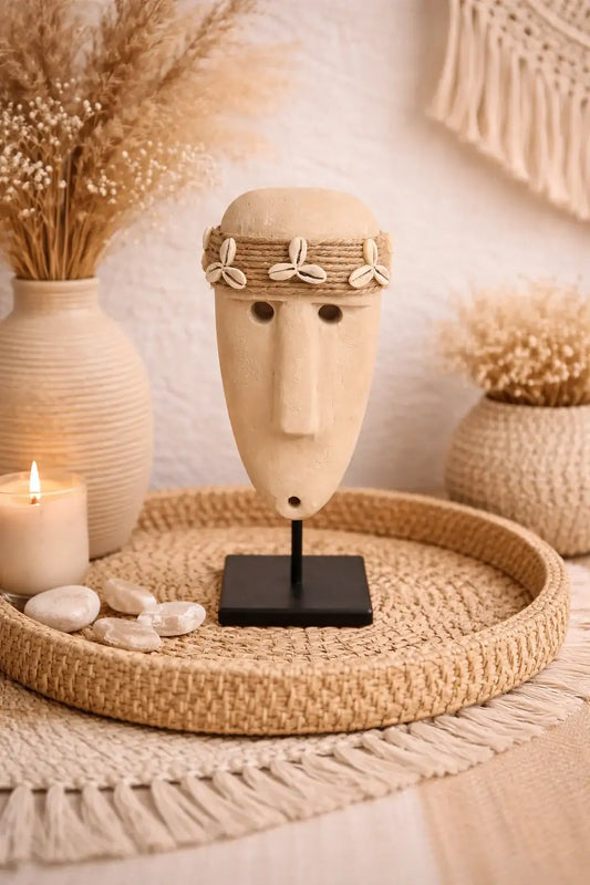 Statue Sumba Artisanale sur Socle