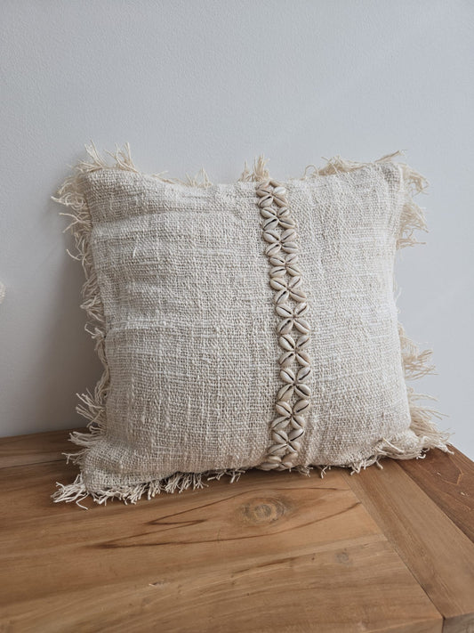 Housse de coussin 40x40 - Coquillages Cauris