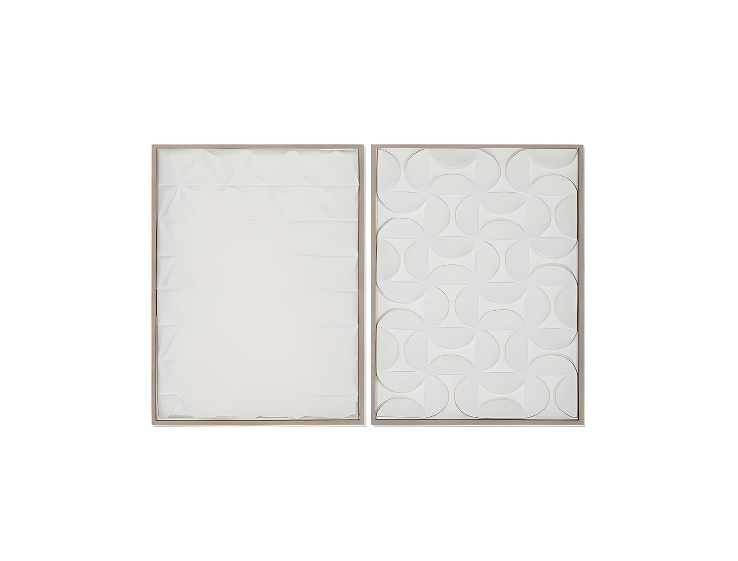 Tableau abstrait 3D en papier mâché