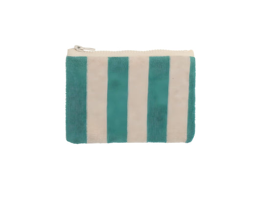 Pochette de plage turquoize – Coton