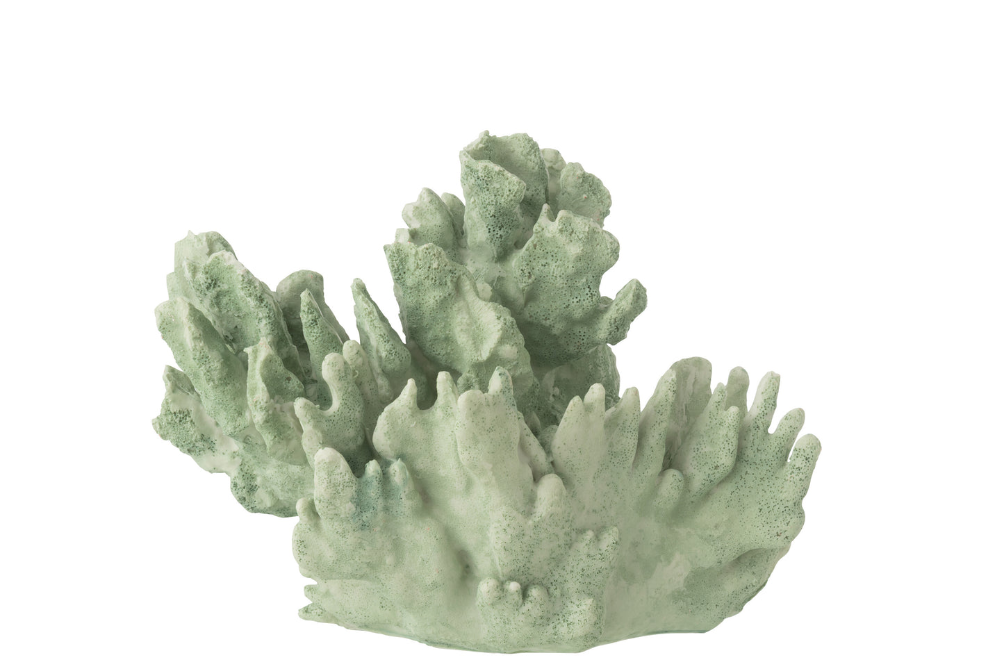 Corail en polyrésine vert menthe déco marine bohème