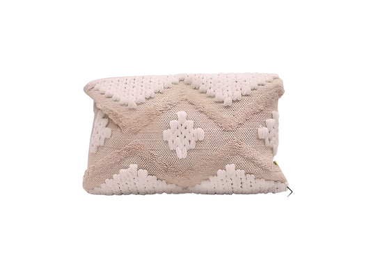 Coussin Bohème 40x60 - Beige Clair