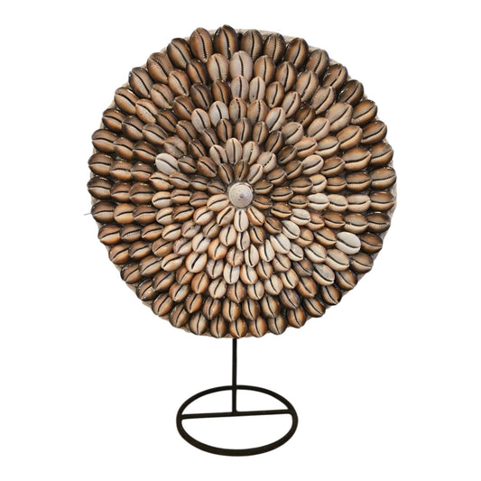 Couronne décorative en coquillages cauris 40 cm   