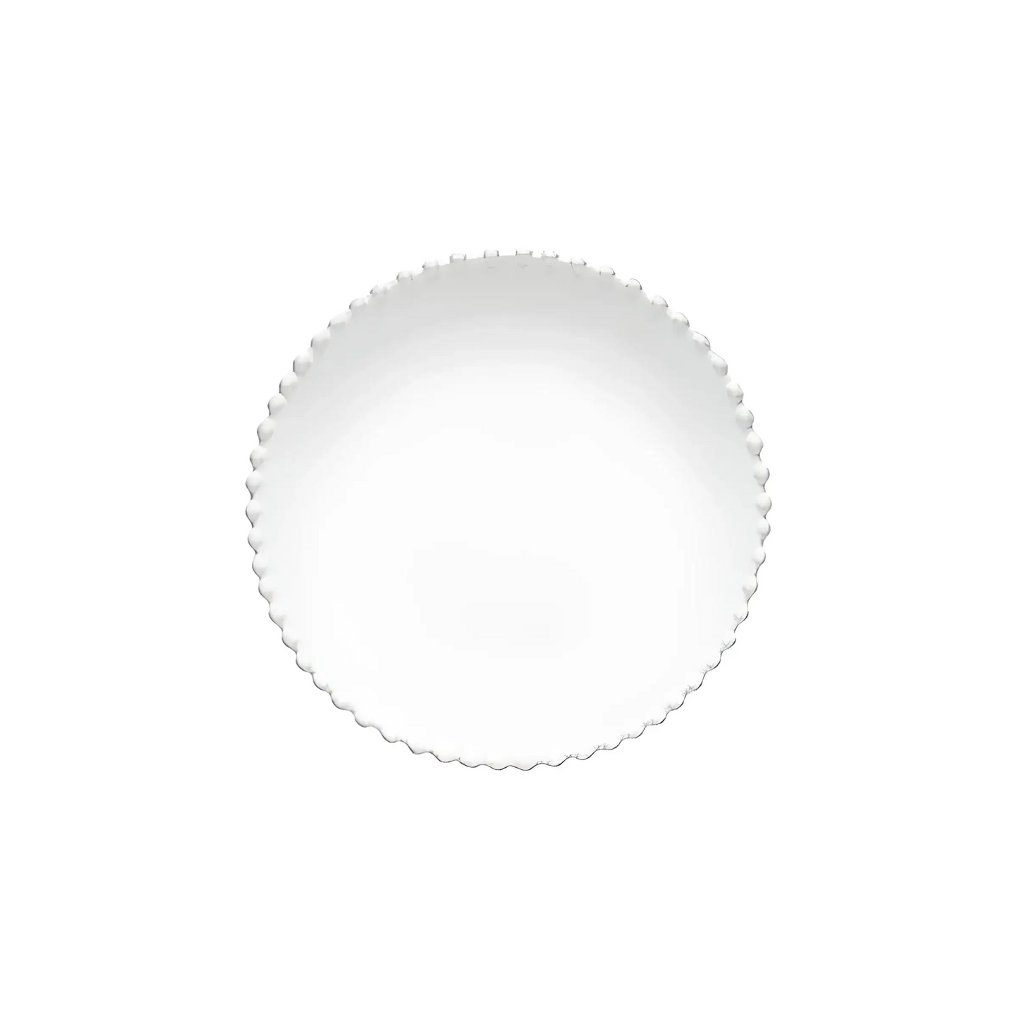 Assiette dessert Pearl en grès
