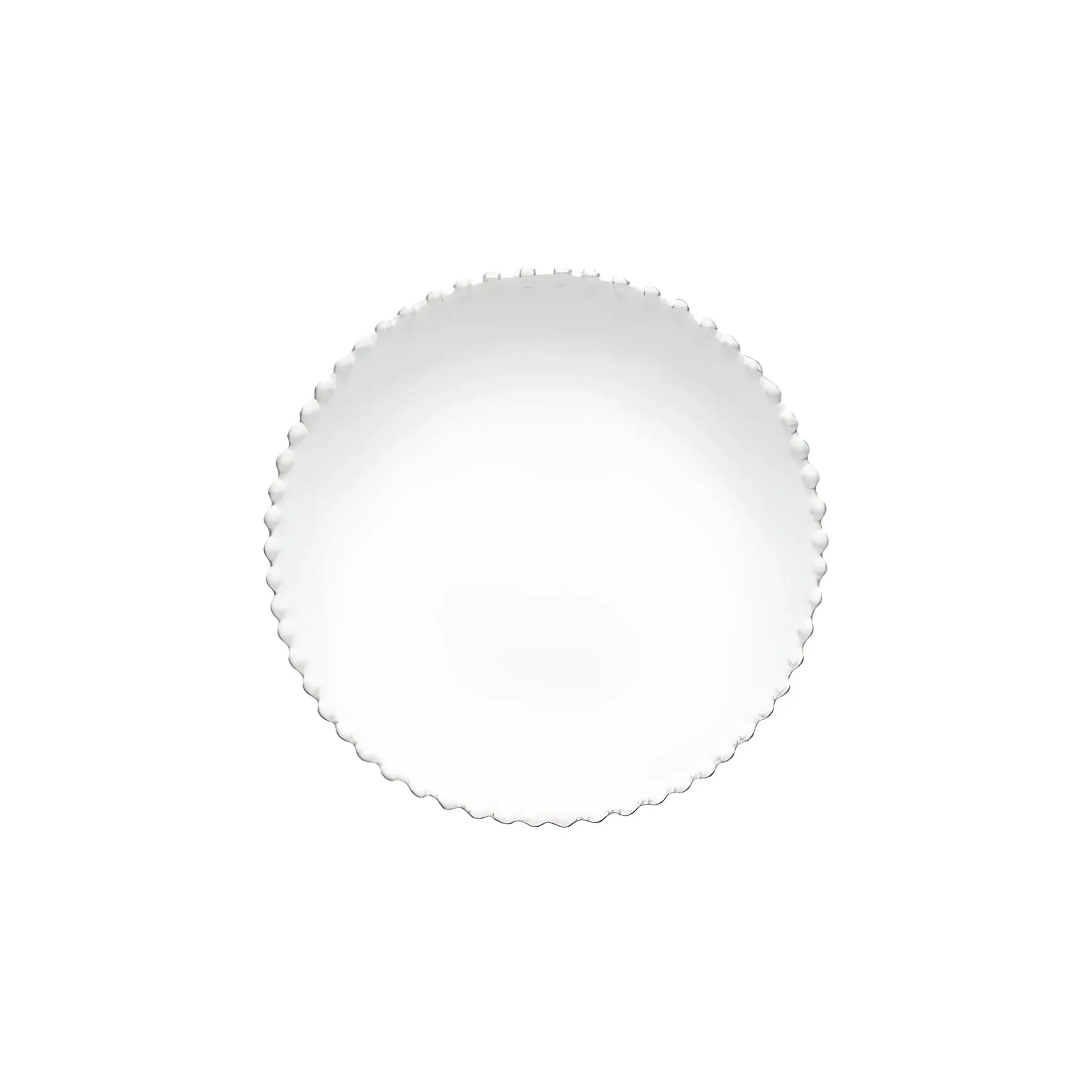 Assiette dessert Pearl en grès