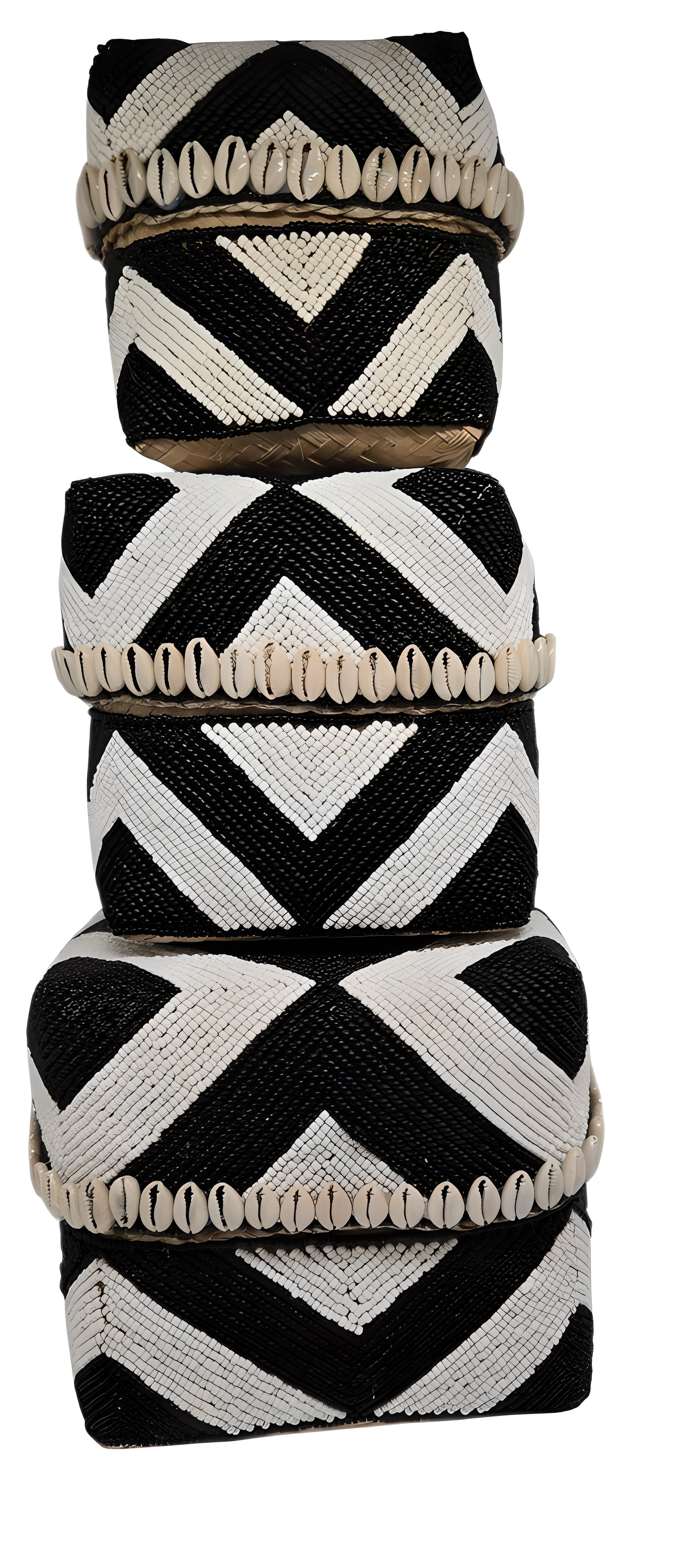 Boîte balinaise décorative en perles – Artisanat de Bali