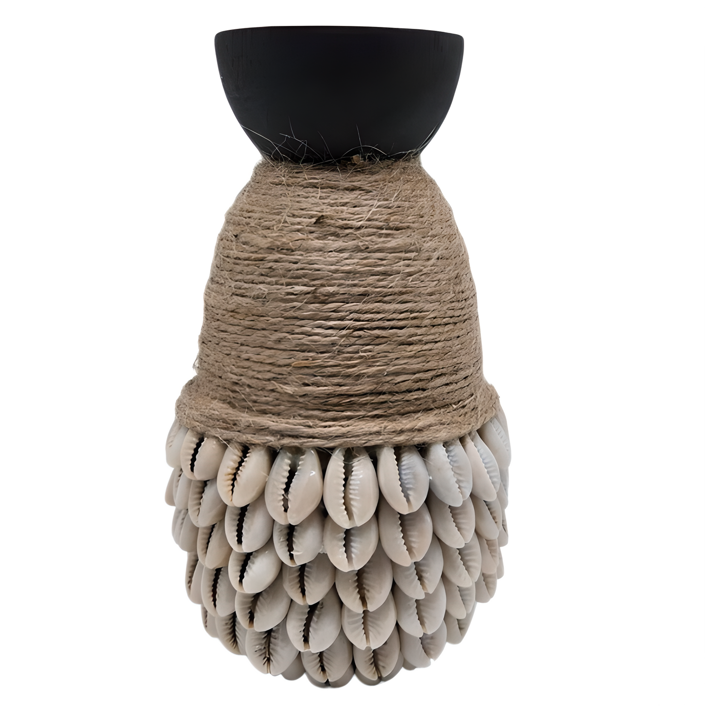 Bougeoir Coquillages & Jute
