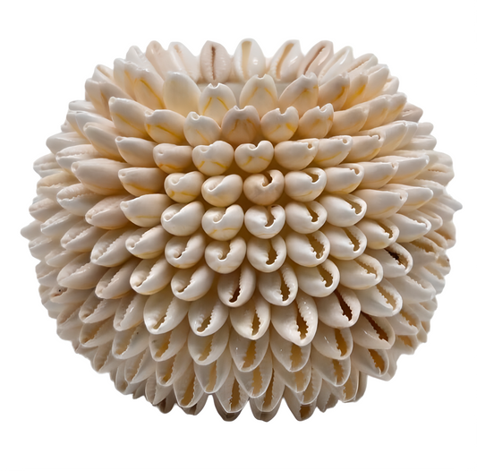 Bougeoir Coquillages beiges – Fait Main