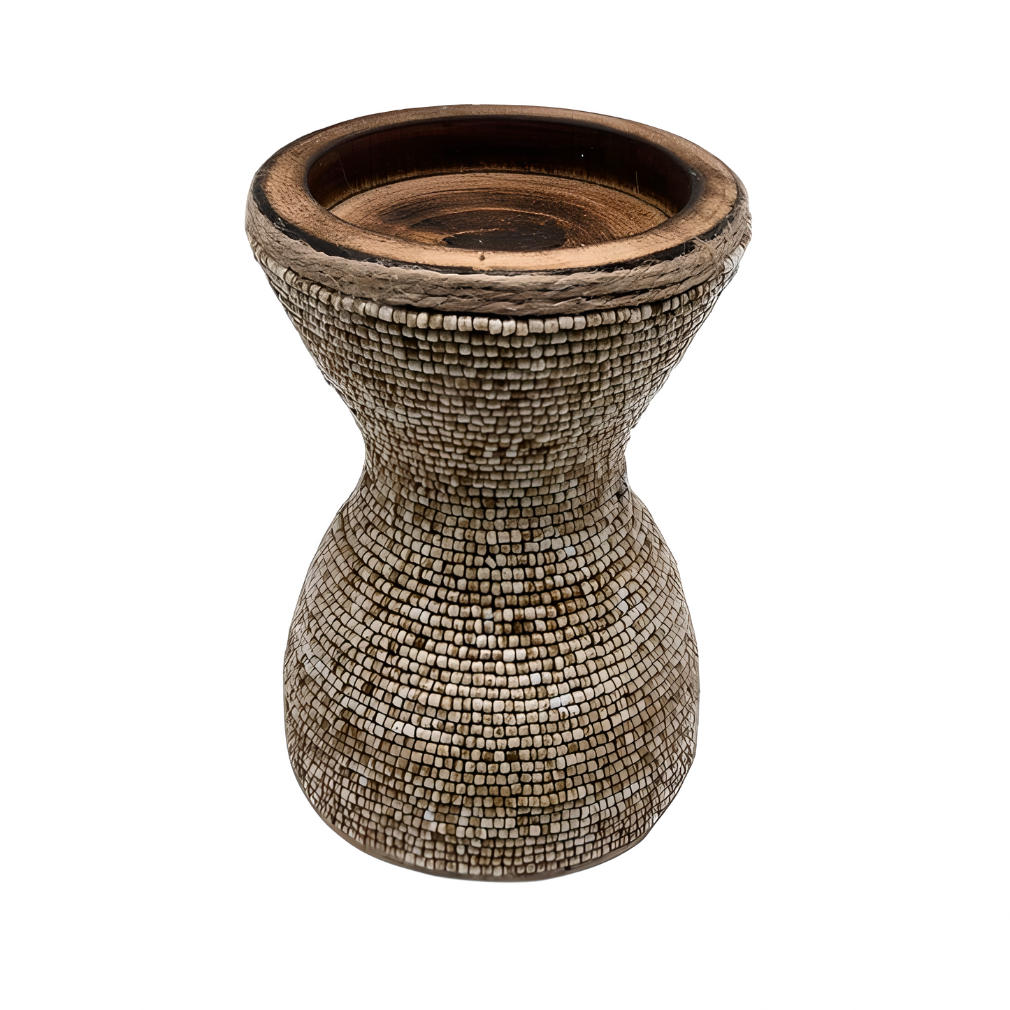 Bougeoir Perles – Bohème Chic