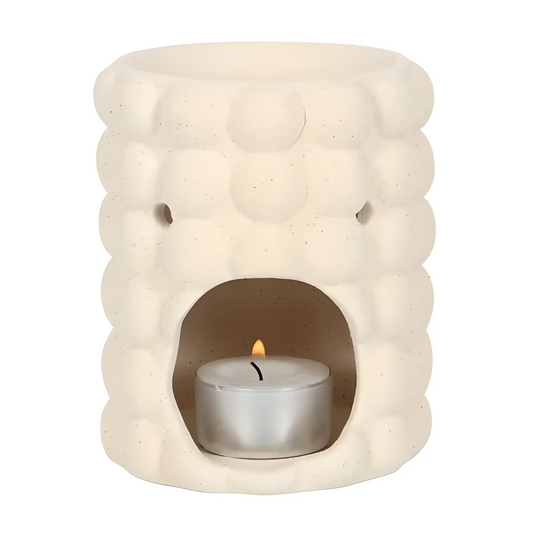 Brûleur d'huiles chauffe-cire décoratif style bohème