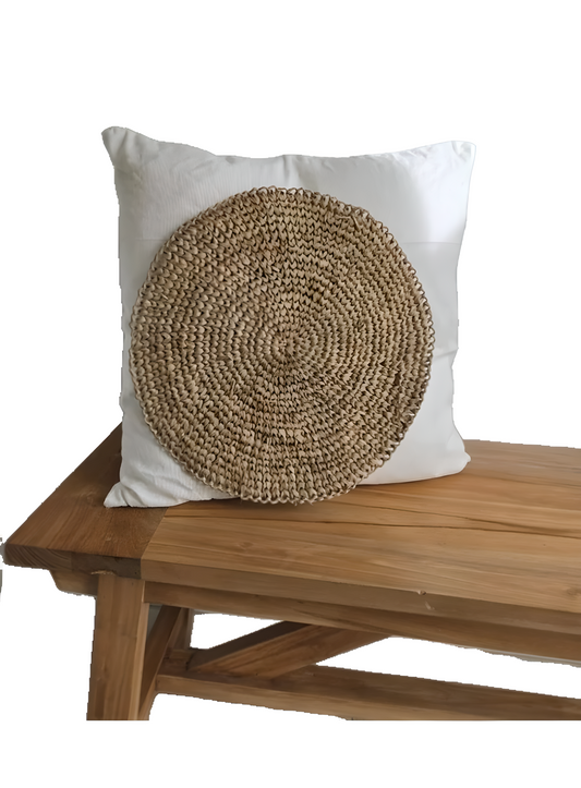 Housse de Coussin 50x50 - Fibres Naturelles