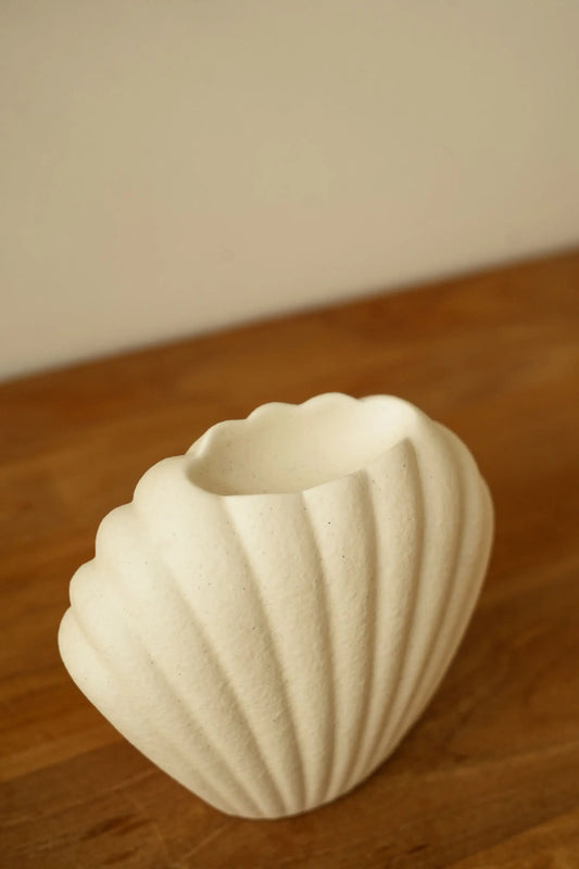 Brûleur d'huiles décoratif coquillage pour huiles et fondants