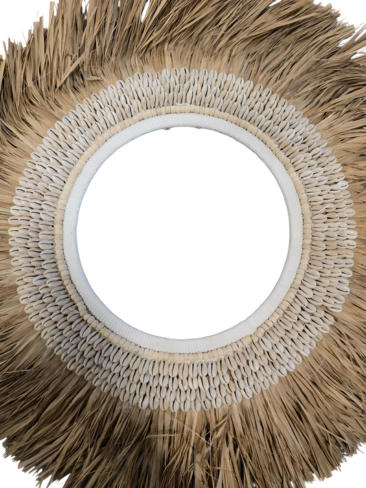 Juju Hat en raphia & coquillages – 60 cm