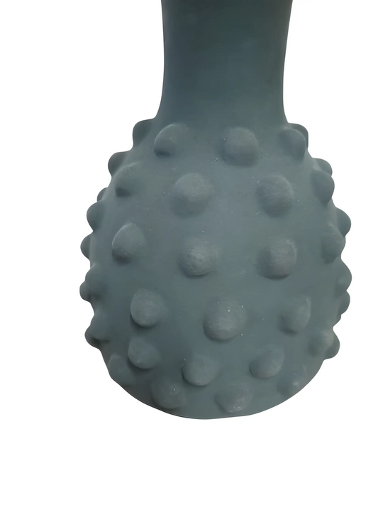 Lampe en céramique et raphia