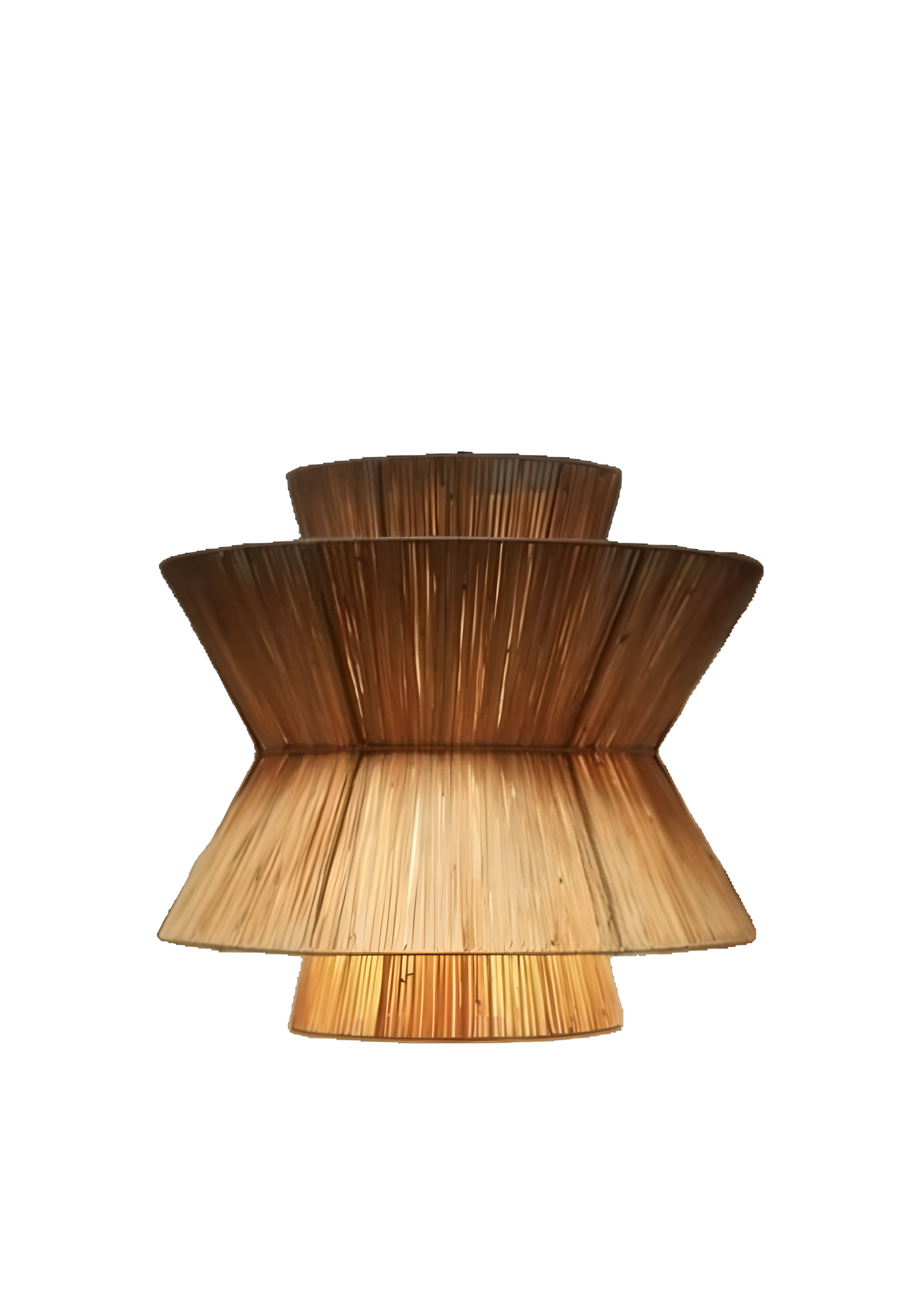 Suspension en raphia Naturel