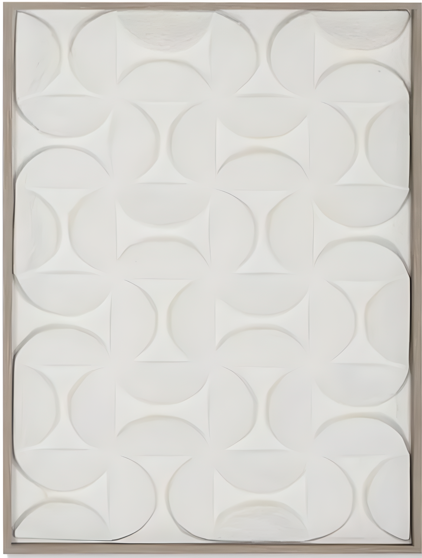 Tableau abstrait 3D en papier mâché