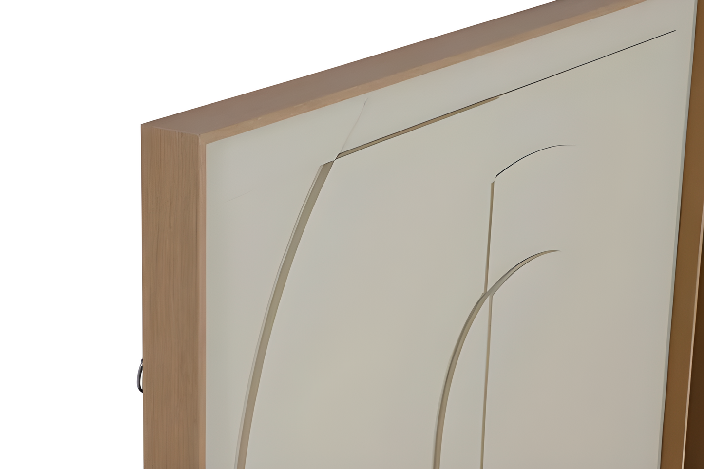 Tableau en papier mâché – Relief écru