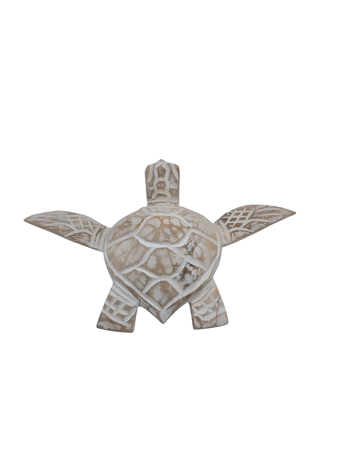 Tortue décorative en bois – Artisanat de Bali