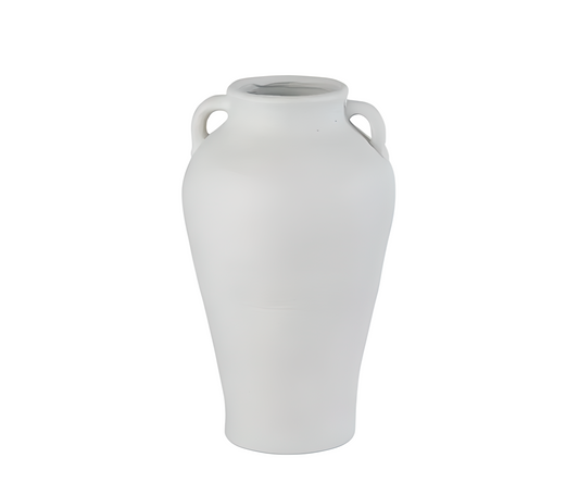Vase Rodas M en céramique blanche – Modèle moyen