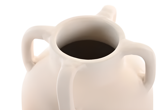 Vase en terre cuite à 4 poignées – Style amphore