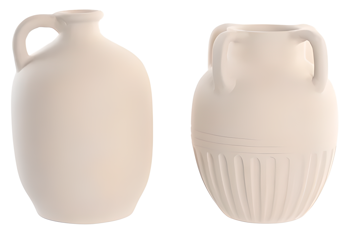 Vase en terre cuite à 4 poignées – Style amphore