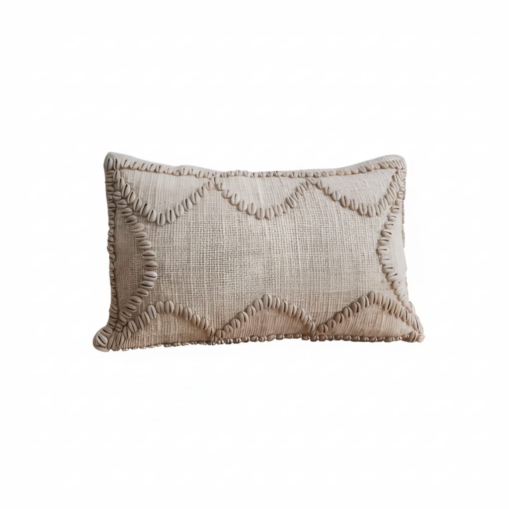 Housse de Coussin 30x50 - Coquillages Cauris