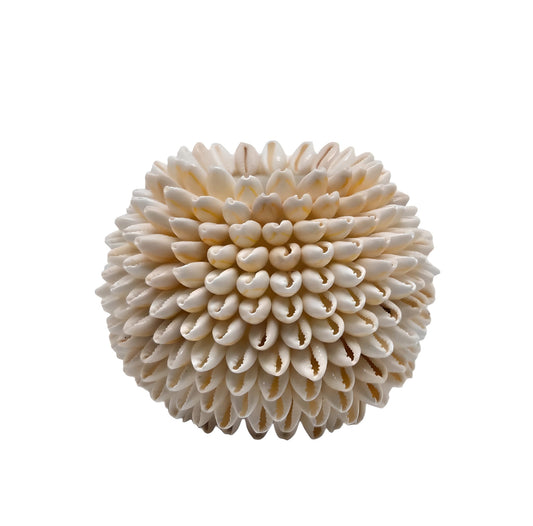 Bougeoir Coquillages beiges – Fait Main