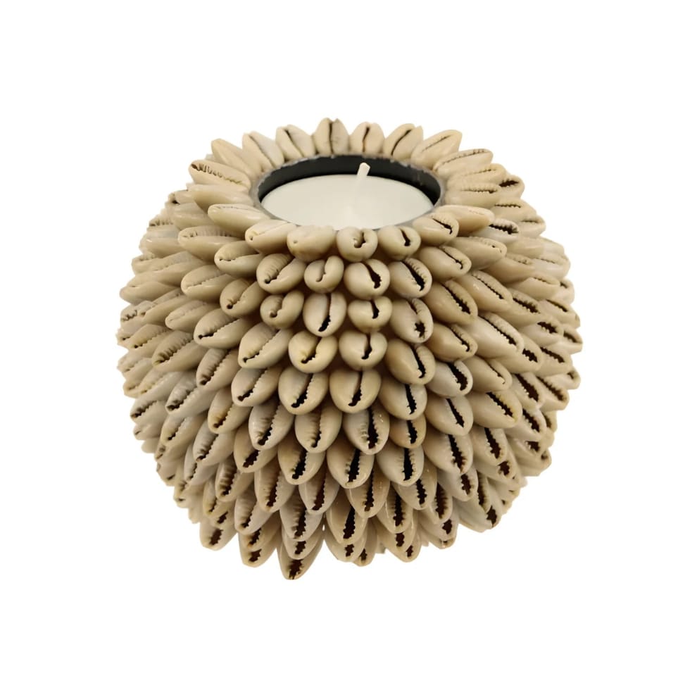 Bougeoir Coquillages Beiges
