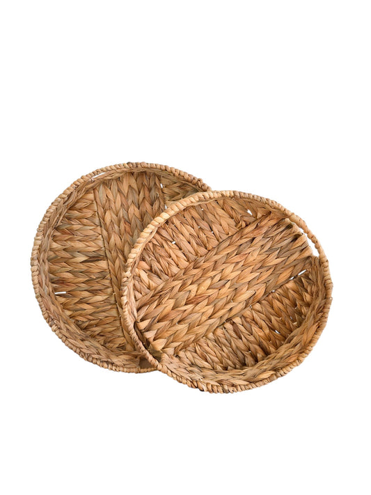 Set de 2 plateaux ronds – Déco naturelle