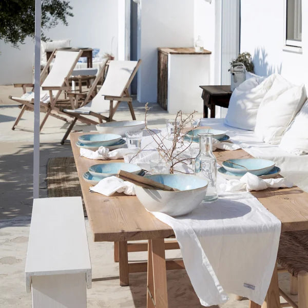 Assiette plate Costa Nova Eivissa Sea Blue – Casafina