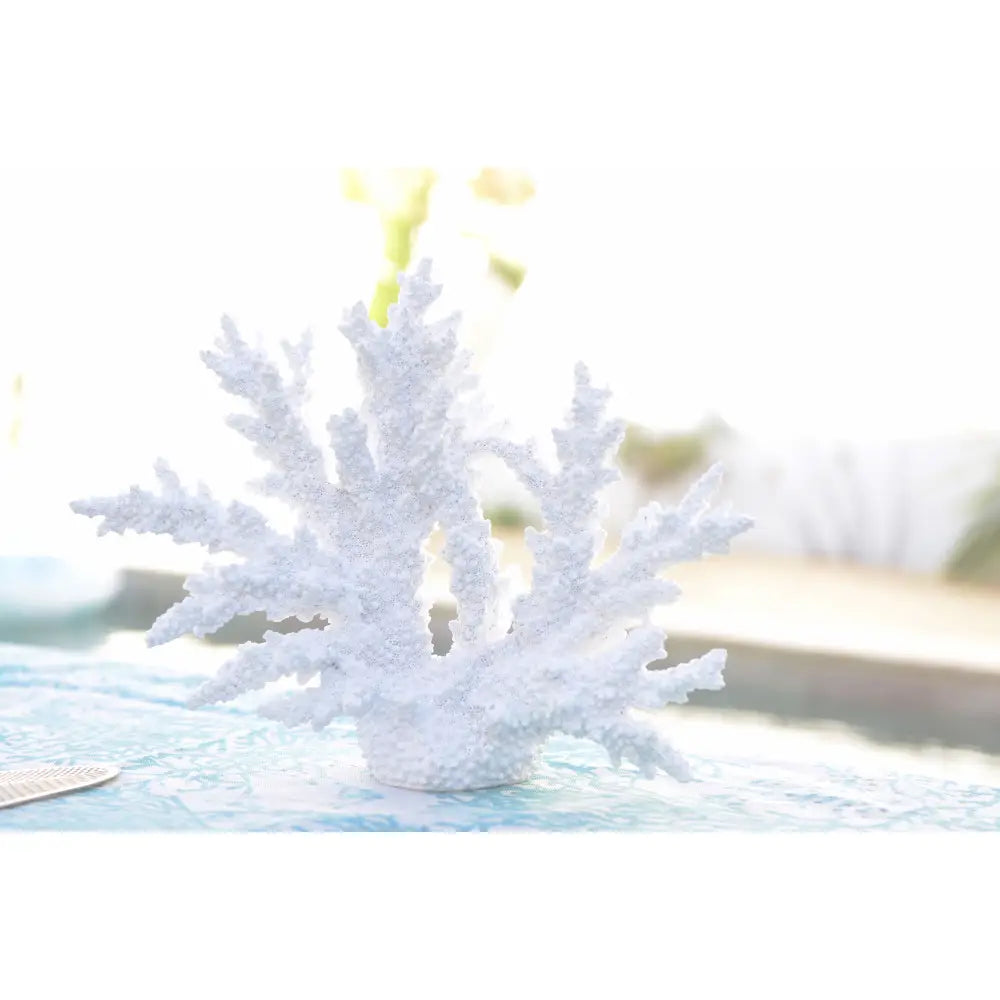 Corail blanc décoratif – déco bord de mer bohème