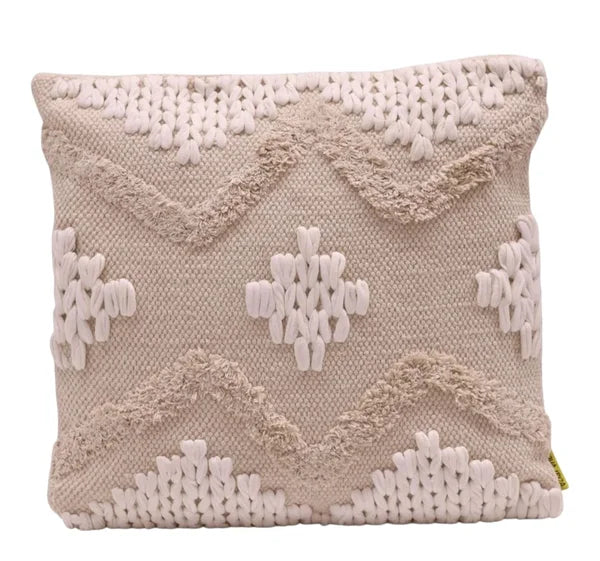 Coussin Bohème 45x45 - Beige Clair