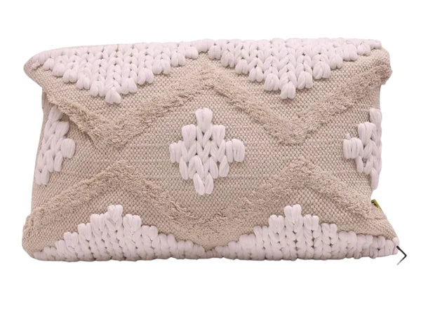 Coussin Bohème 40x60 - Beige Clair