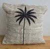 Housse de coussin 40x40 - Palmier Noir
