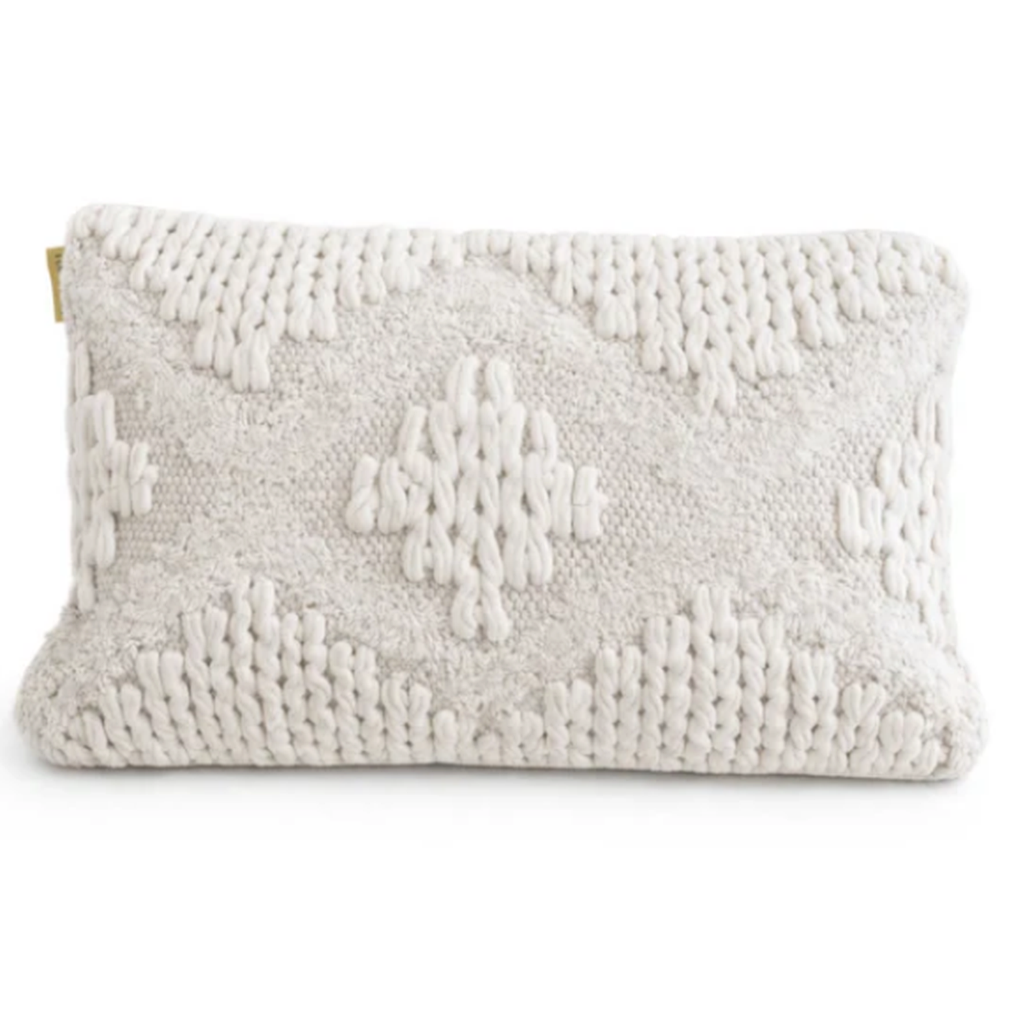 Coussin bohème Ibiza beige clair