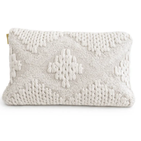 Coussin Bohème 30x50 - Beige Clair