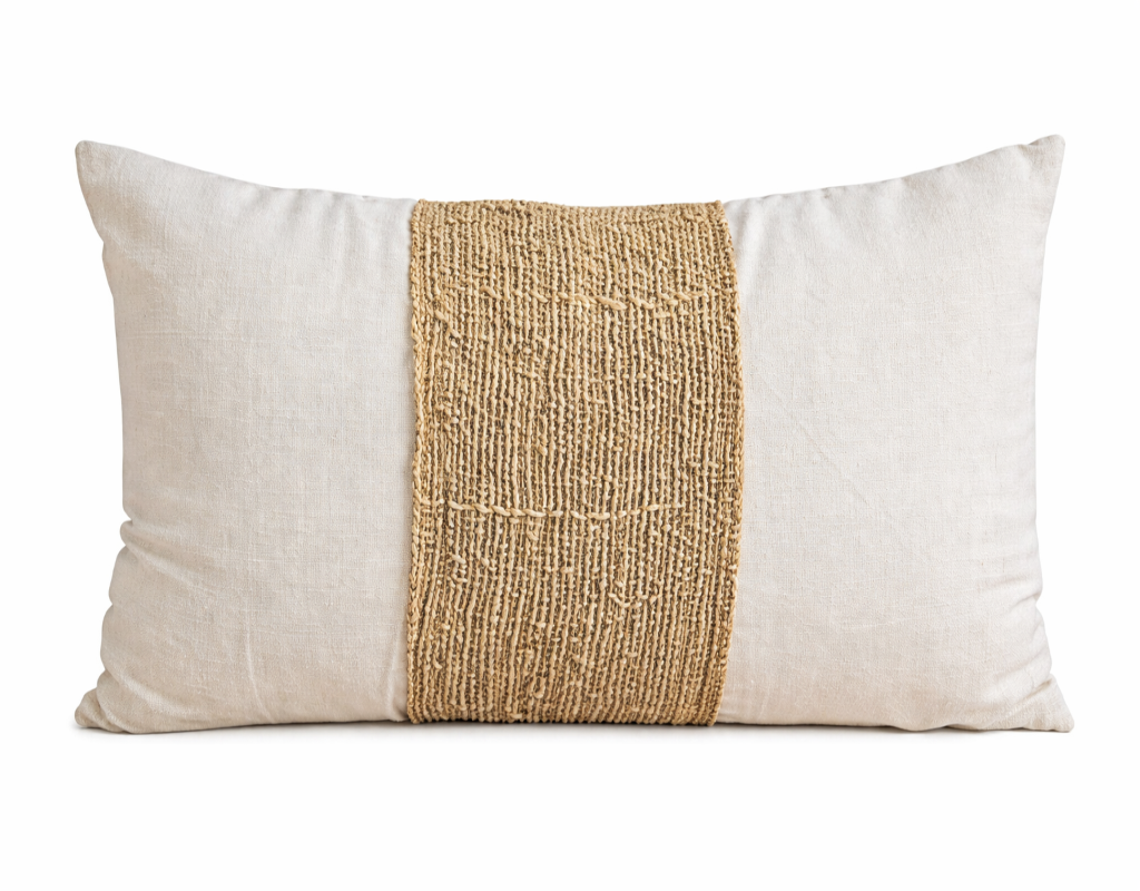 Housse de Coussin 30x50 cm - Jute naturelle