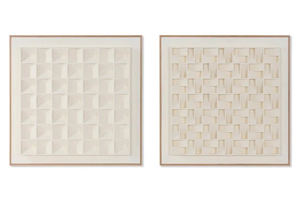 Tableau géométrique 3D en MDF